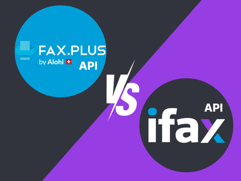 faxplus vs ifax fax api compare