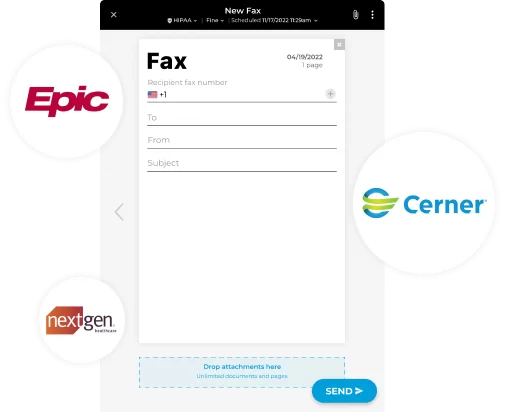 online fax for ehr and emr systems