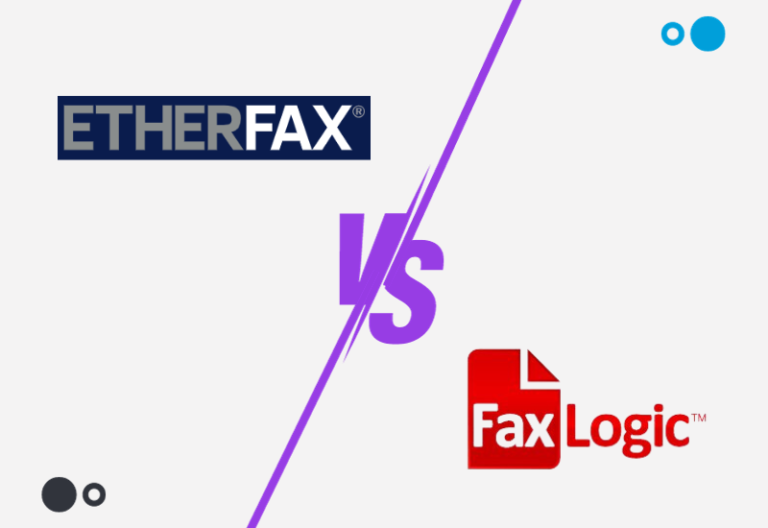 Etherfax vs FaxLogic  comparison