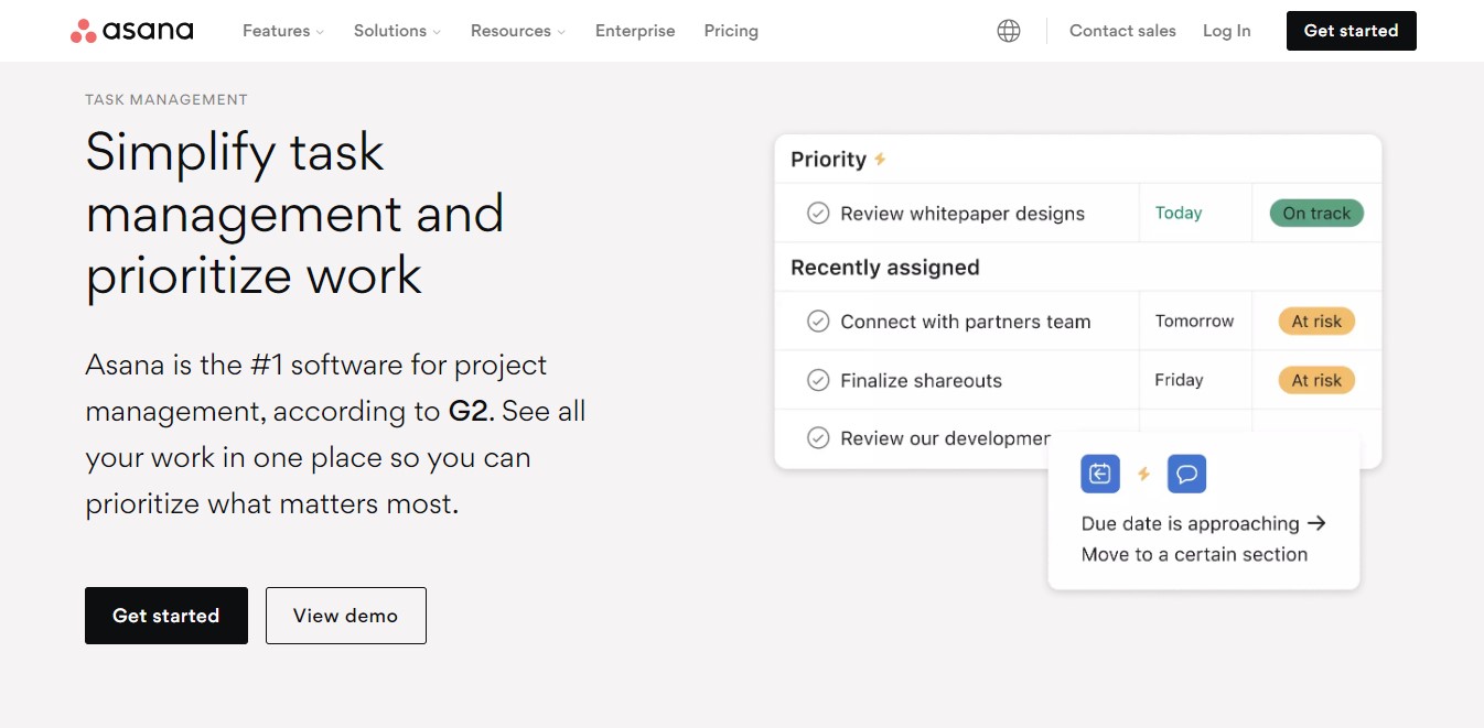 hipaa-compliant project management software asana