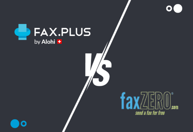 faxplus vs faxzero comparison