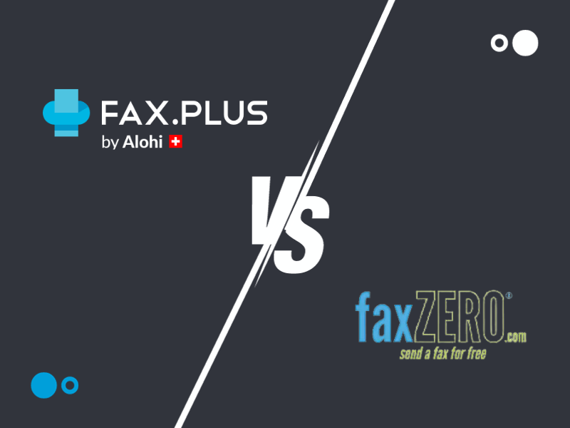 faxplus vs faxzero comparison