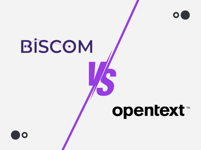 Biscom vs OpenText