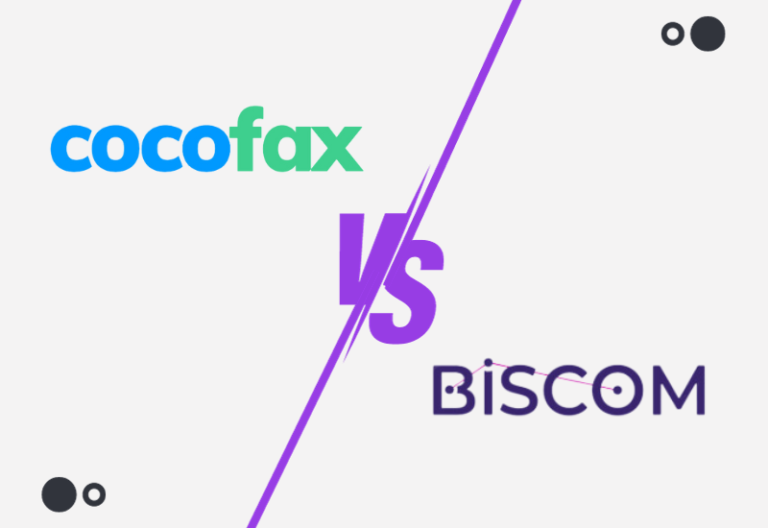 CocoFax vs Biscom comparison