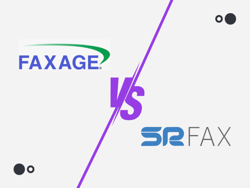 FAXAGE vs SRFax Fax Service Comparison
