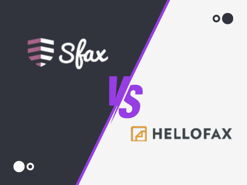 Sfax vs HelloFax comparison