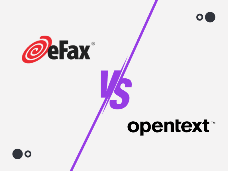 eFax vs OpenText Comparison