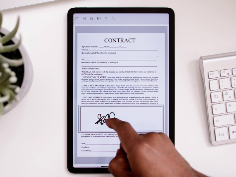 electronic signatures esign a fax