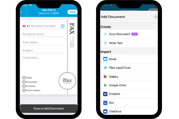 fax app for mobile phone