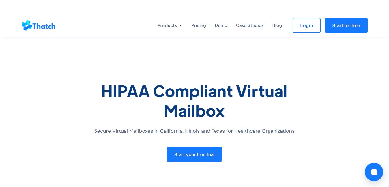 Thatch - AI powered HIPAA compliant virtual mailbox