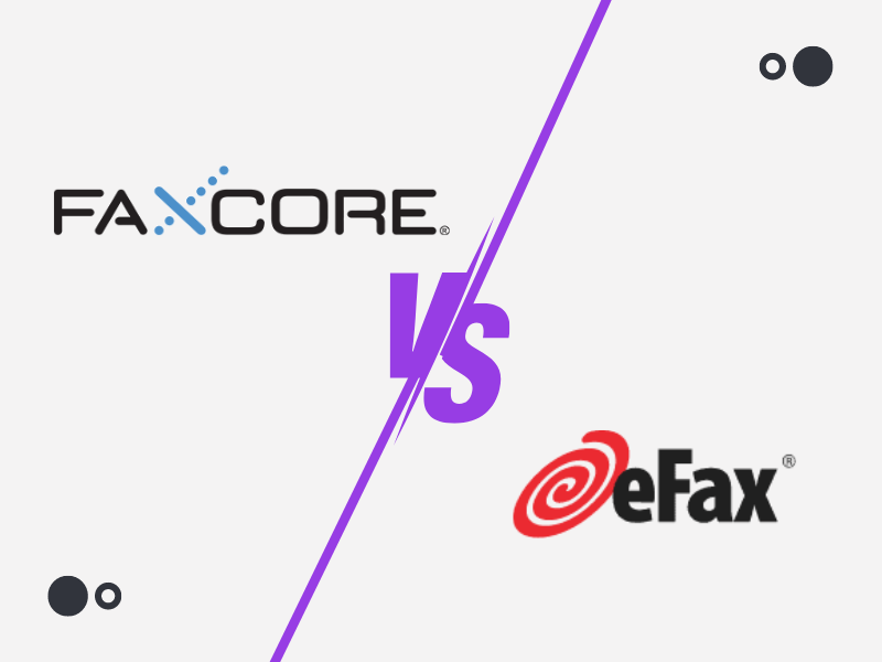 FaxCore vs eFax