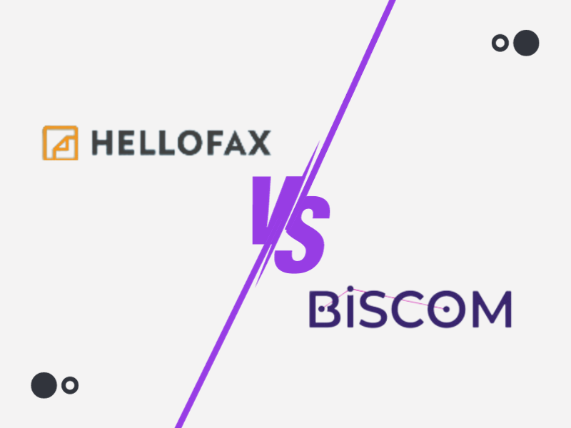 HelloFax vs Biscom