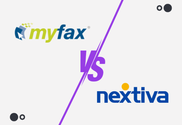 MyFax vs Nextiva comparison