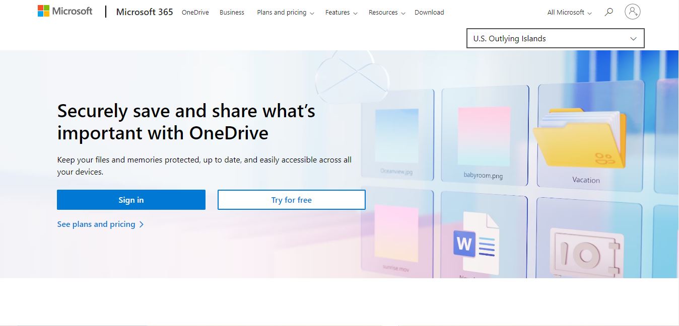 onedrive secure file sharing solution