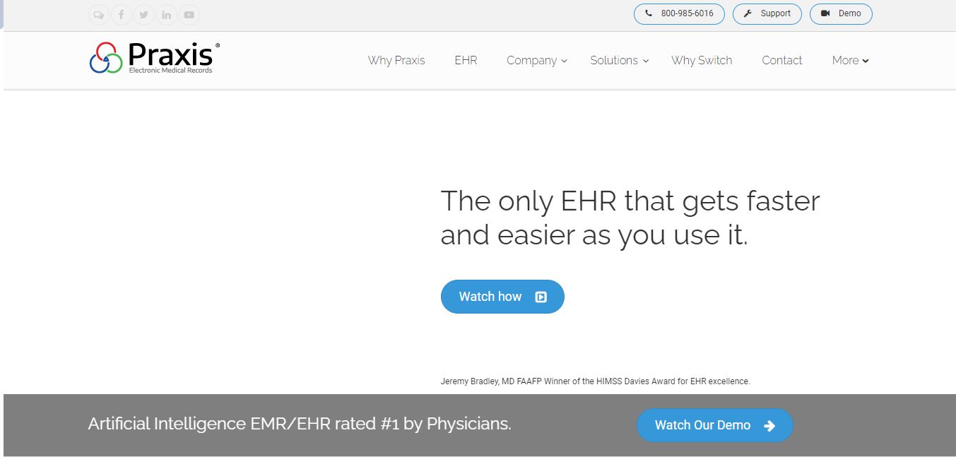 Centricity vs Praxis EMR Comparison