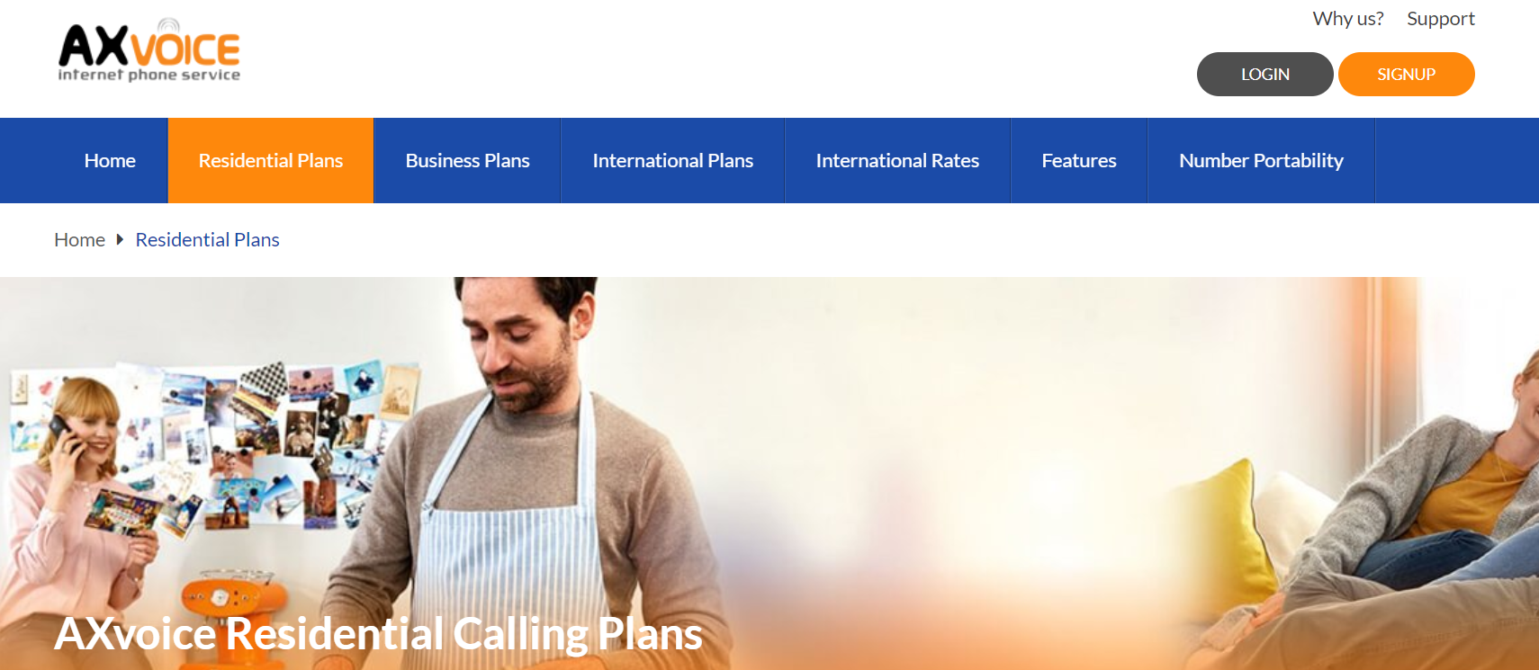 AXvoice voip providers for home