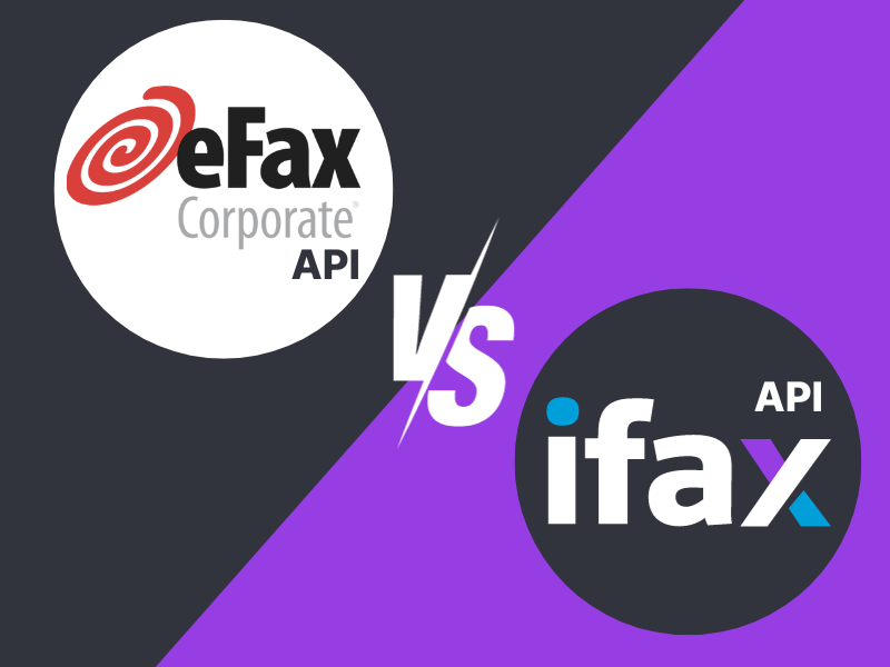 eFax Corporate vs iFax Fax API Comparison