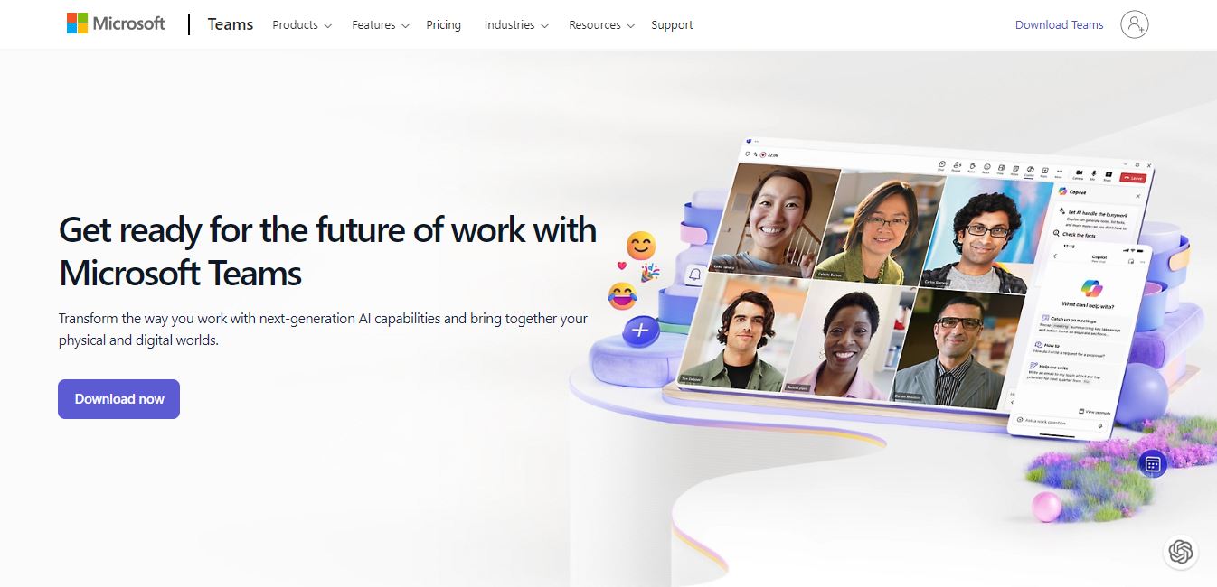 microsoft teams enterprise secure team chat