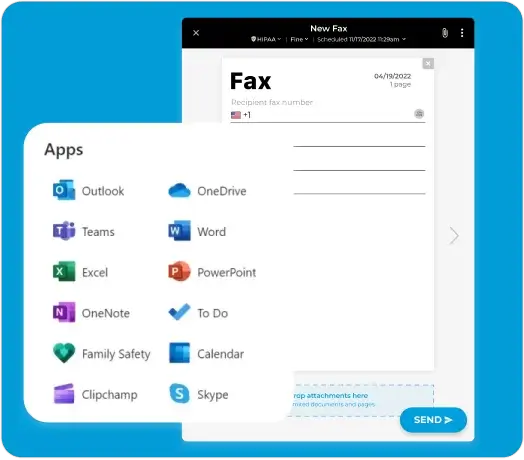 Microsoft fax app