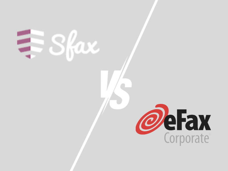 Sfax vs eFax Corporate