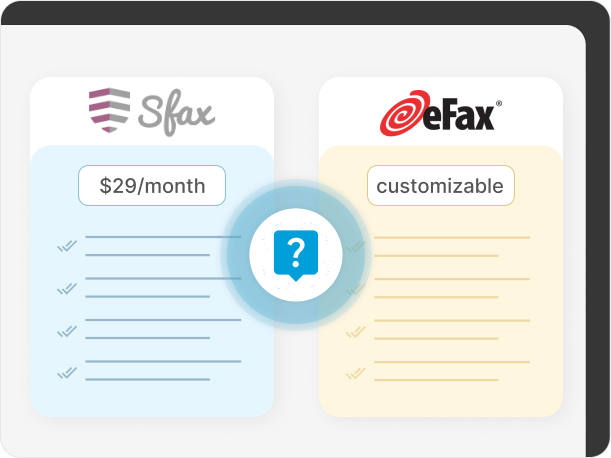 Sfax vs eFax Corporate pricing