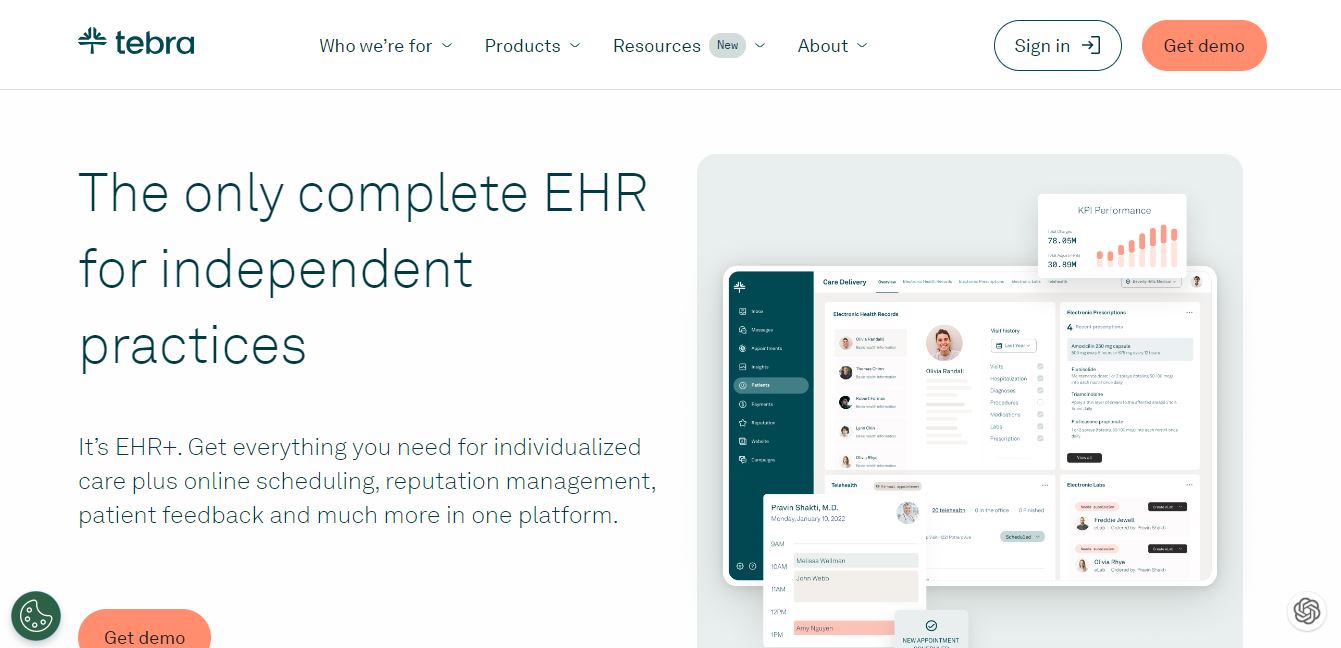 tebra full featured hipaa compliant scanner app