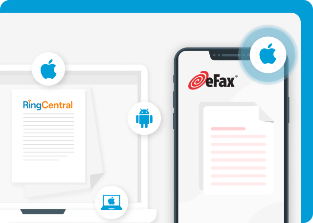 eFax and RingCentral mobile faxing