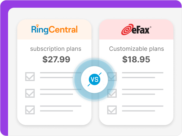 RingCentral and eFax pricing