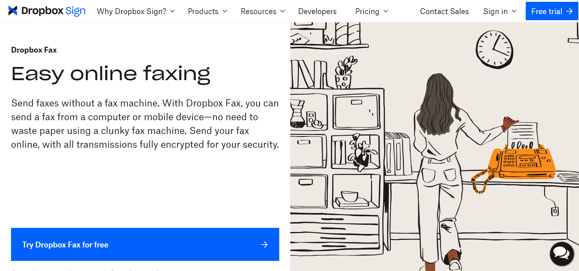 dropbox well-known facsimile application