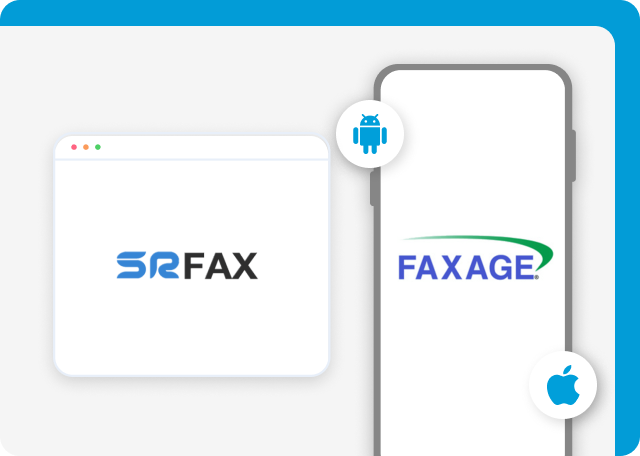Unlike FAXAGE, SRFax lacks a mobile fax apps