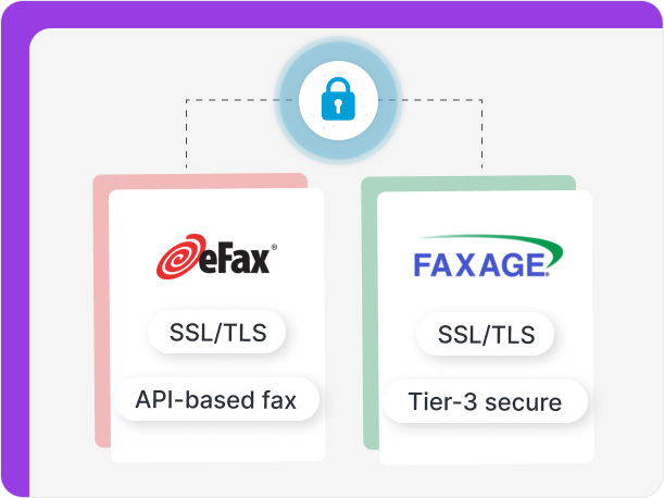 eFax and Faxage have secure platforms