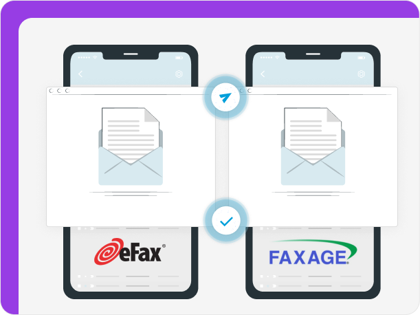 eFax and Faxage tracks fax status