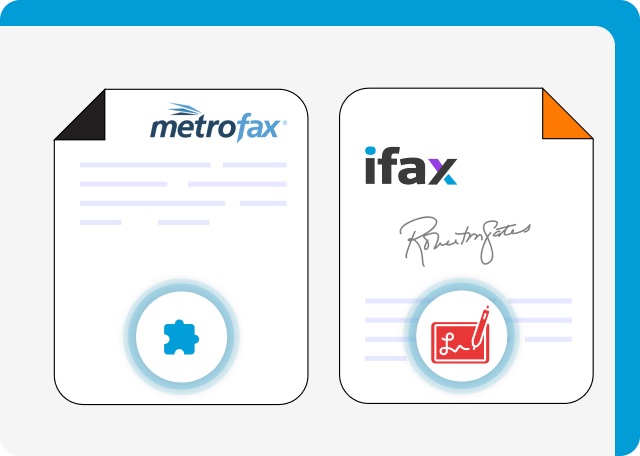 As a MetroFax alternative, iFax offers eSignatures