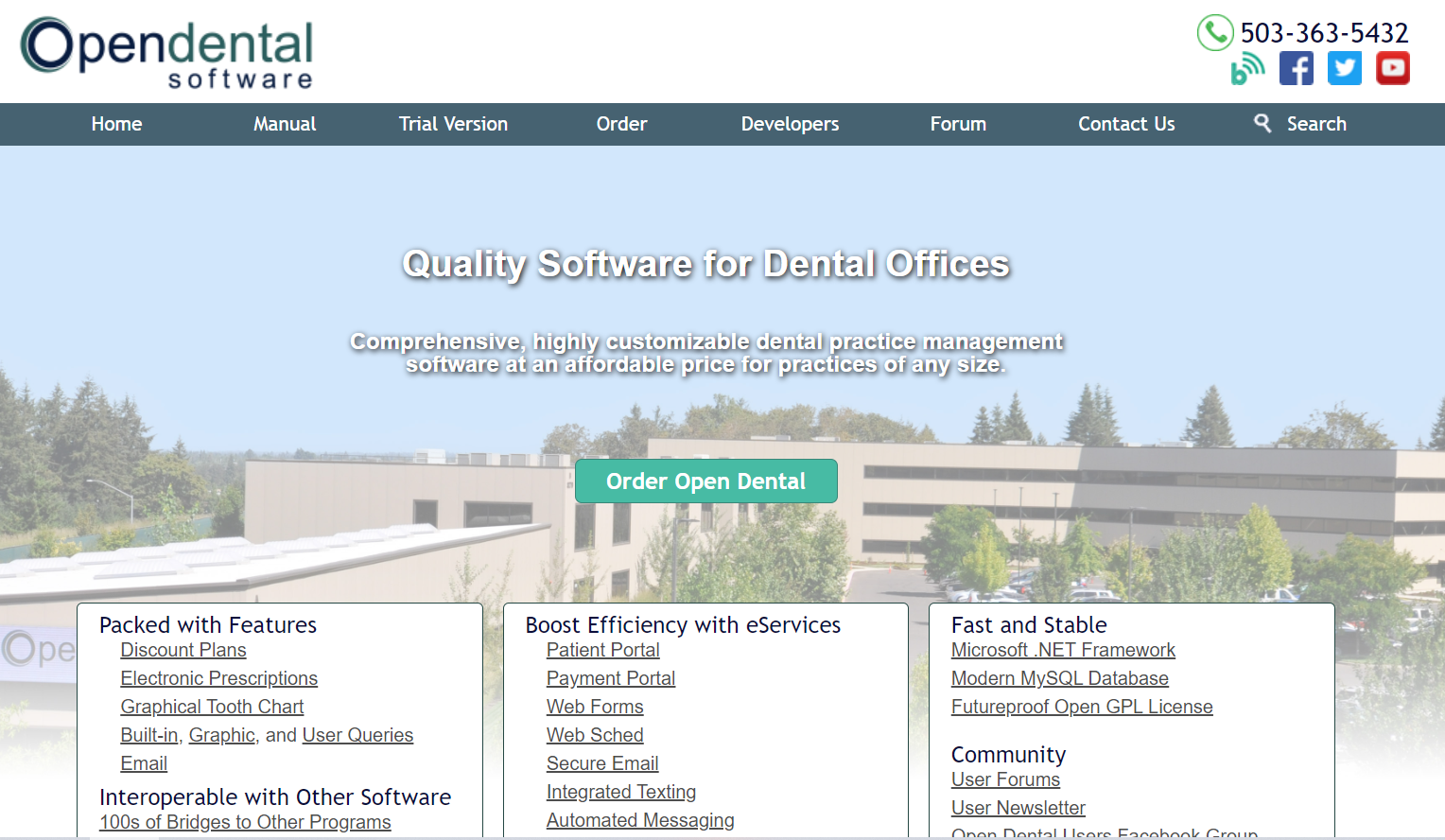 Open Dental software for dentists open-source