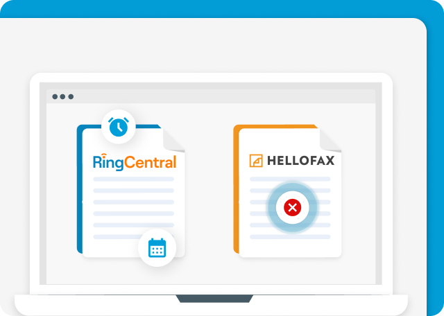 RingCentral offers fax scheduling, unlike HelloFax