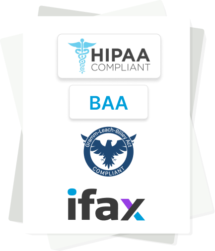 iFax has Secure faxing with HIPAA compliance