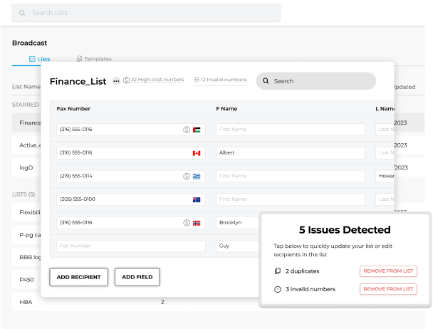 iFax offers High-volume faxing