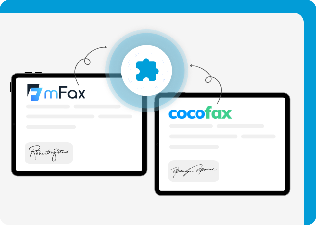 mFax and Cocofax support fax signing
