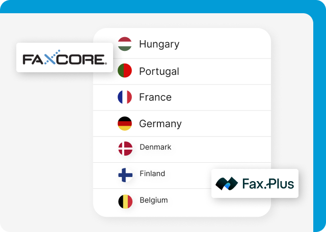 FaxCore and FaxPlus offer number porting
