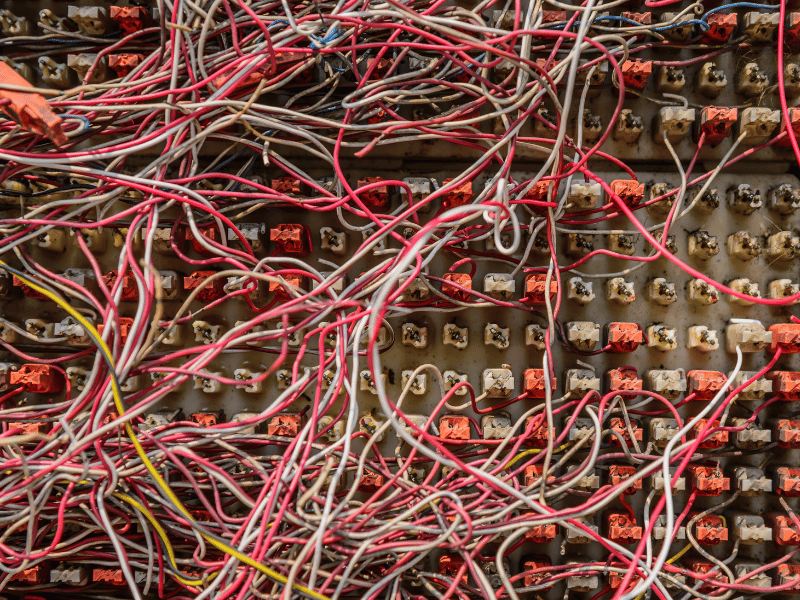 Copper Phone Lines