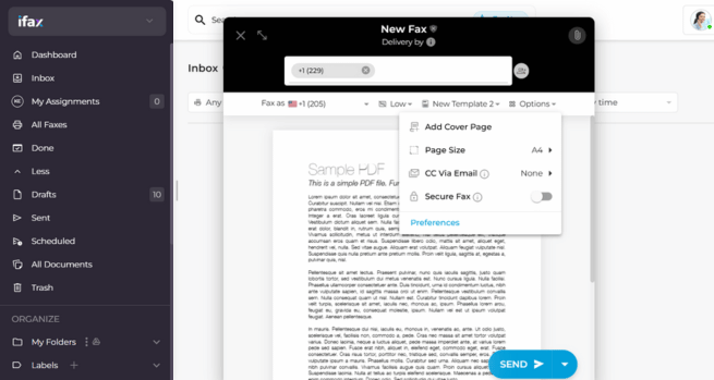 How to Send a Fax With iFax App