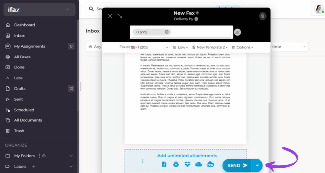 How to Send a Fax With iFax App