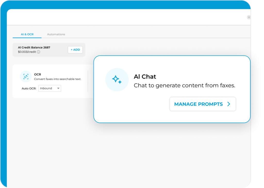 ai fax ai chat