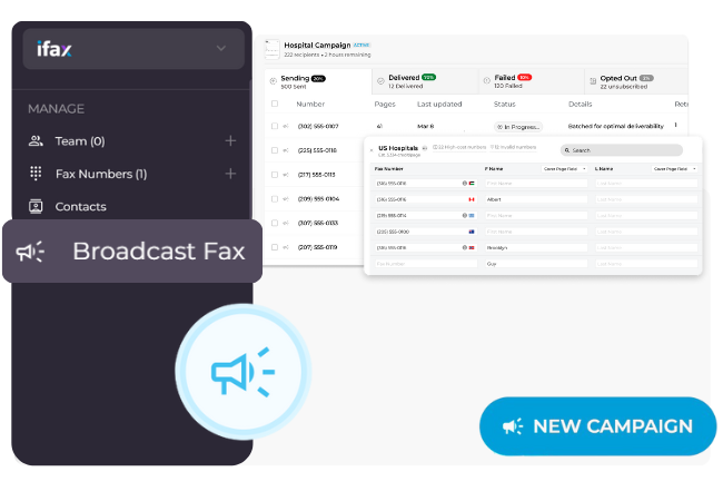 Campaigns for Fax Broadcasts: Reach Thousands With Next-Level Fax Blasts