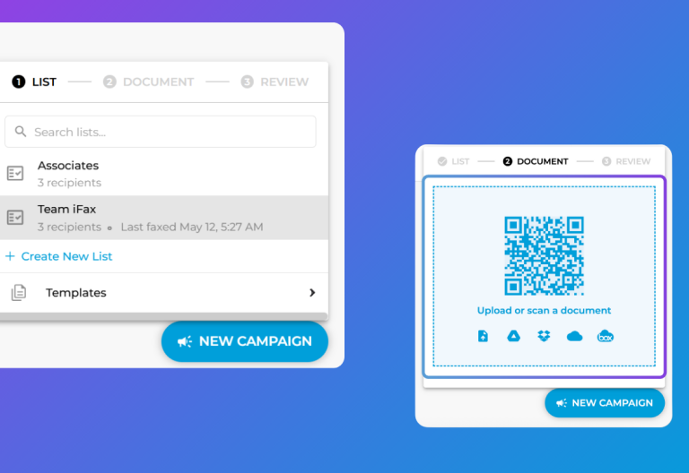 Improved Broadcast Fax Campaign Flow: Launch Campaigns Faster