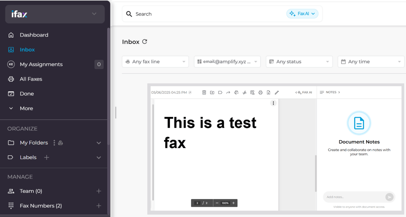How to Receive a Fax with the iFax App