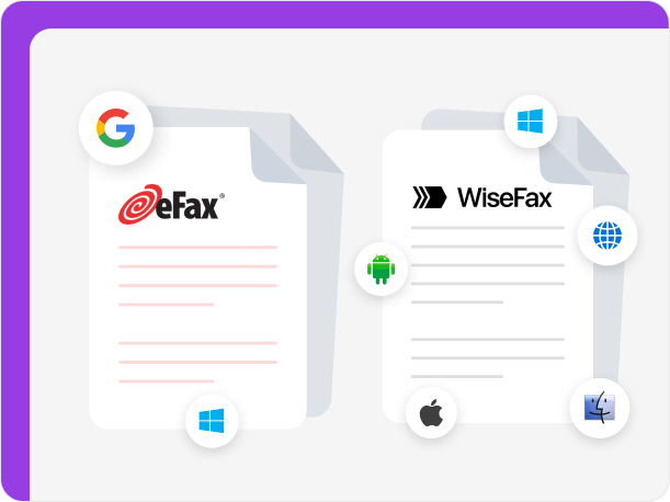 Both fax services are usable on different devices​