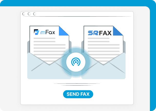 Both services support fax broadcasting.