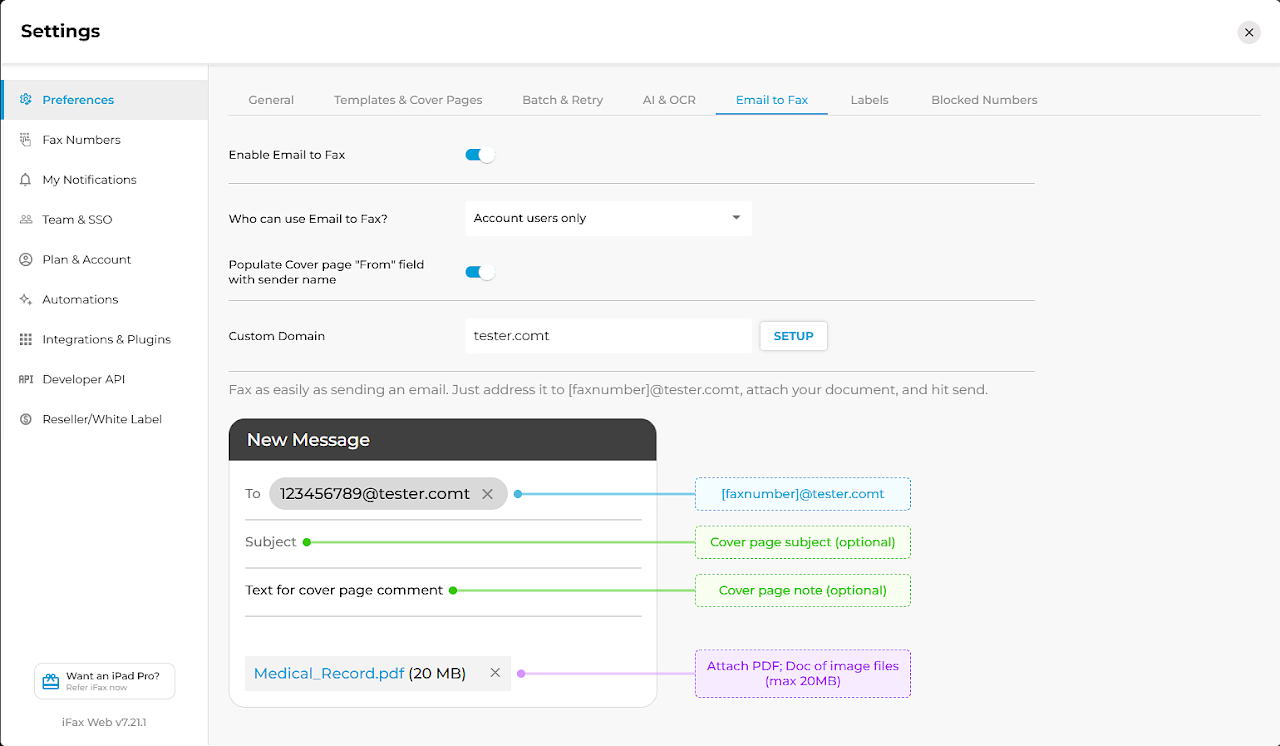 auto-generated email addresses