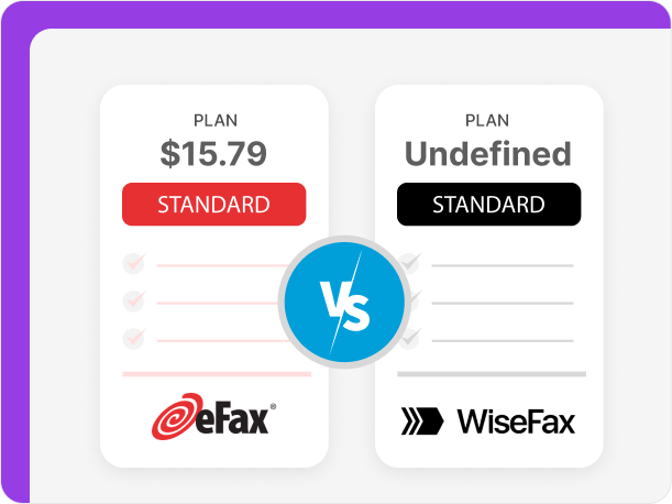 eFax vs WiseFax Cost
